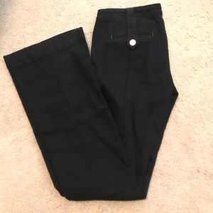 Earnest Sewn Black Flare Jeans Sz 28